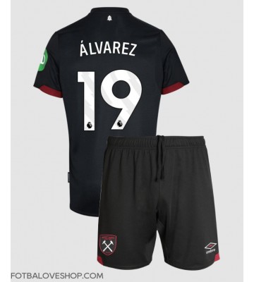 West Ham United Edson Alvarez #19 Dětské Venkovní Dres 2024-25 Krátký Rukáv (+ trenýrky)
